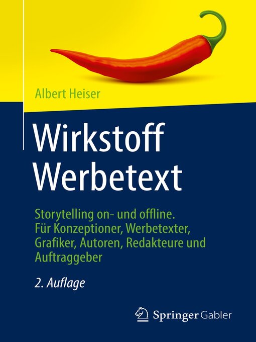 Title details for Wirkstoff Werbetext by Albert Heiser - Available